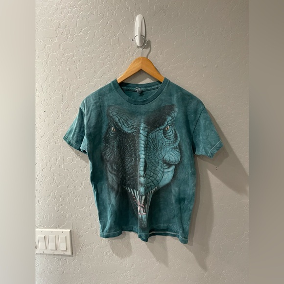 The Mountain‎ “T-Rex” Huge Head Face Shirt Size Youth XL - Picture 1 of 7